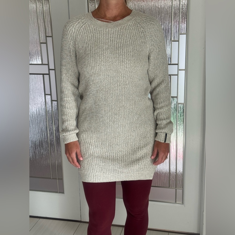 Noisy may Cream Cowl Neck Sweater